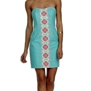 Vineyard vines strapless dress size 6 worn once